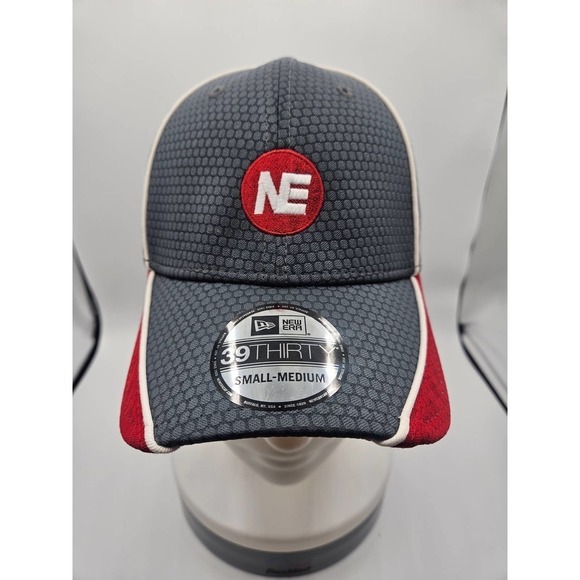 New Era 39 Thirty Mens Baseball Cap Small-medium Nwt Gray Red - Picture 1 of 7